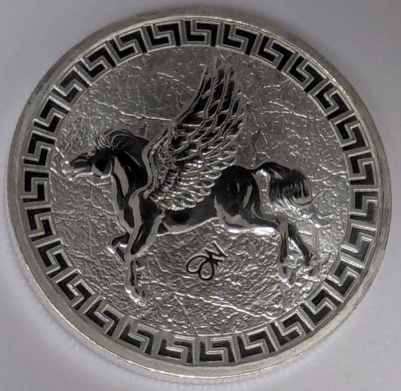 2022 1 oz St. Helena Silver Pegasus Coin