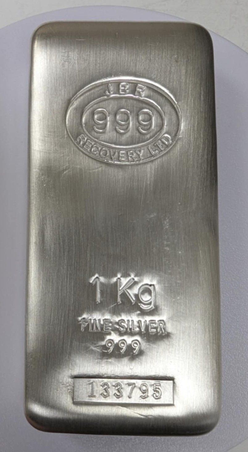 1 Kilo JBR Silver Bar (New)