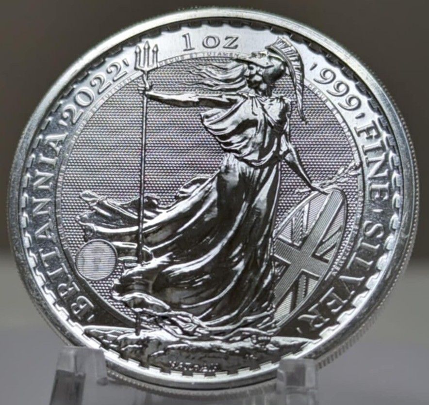 2022 1oz .999 Fine Silver Britannia