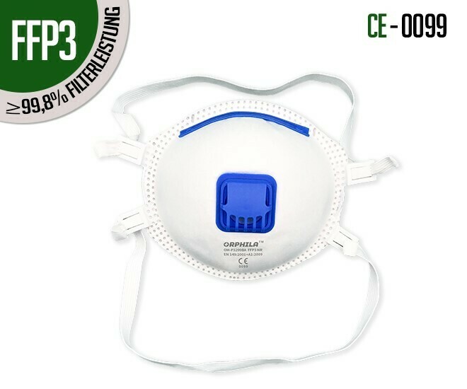 FFP3 Masken von ORPHILIA für Ihren Schutz vor Viren und Bakterien