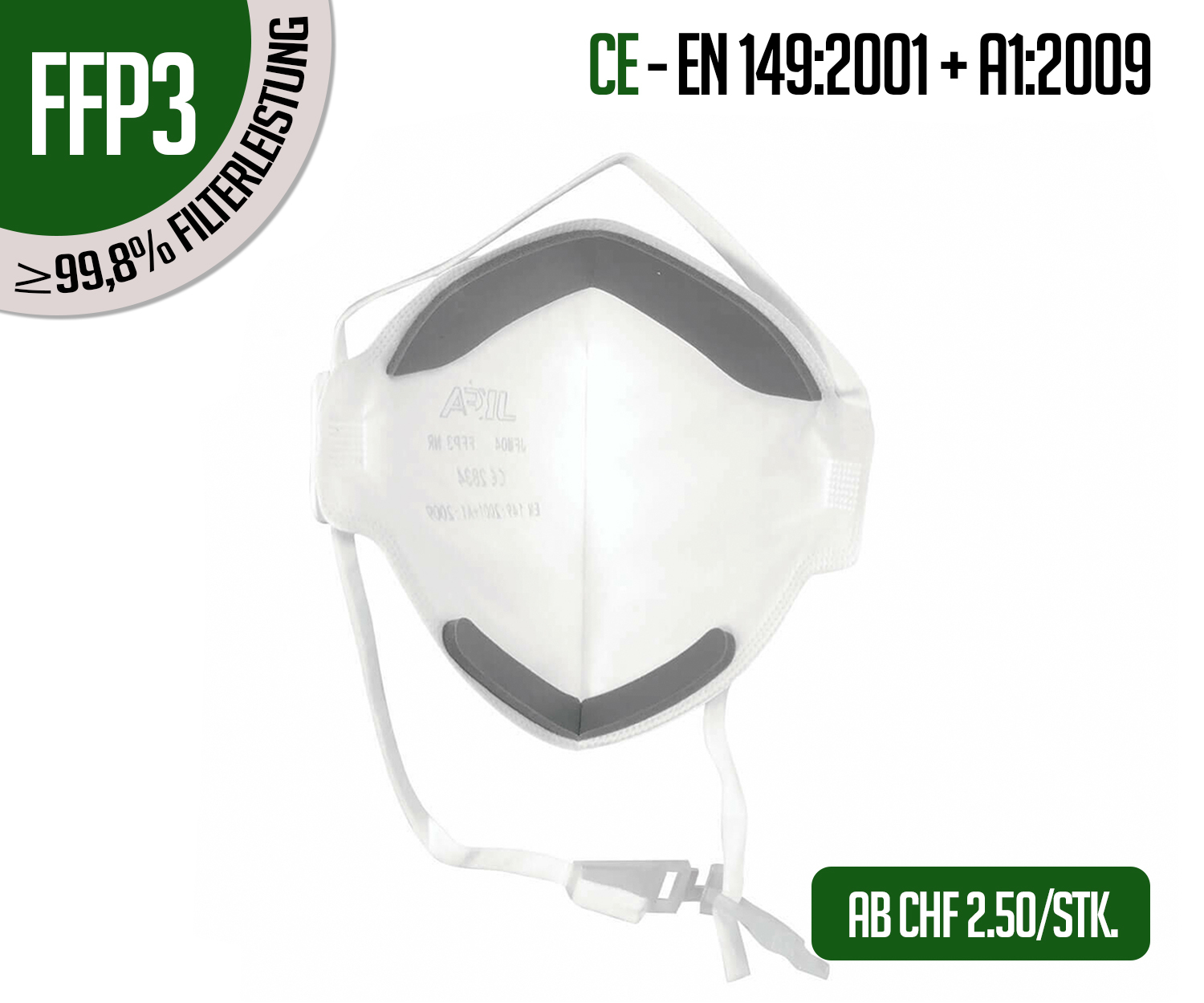 FFP3 Atemschutzmasken 10er Packung | Schutzmasken.ch | Schutzmasken kaufen  | FFP2 Maskekaufen | Schutzmasken online Shop