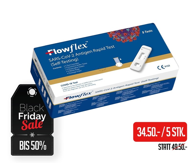 Covid-19 Antigen Rapid Test 5er Packung - Selbsttest Covid-19 Antigen Rapid Test 5er Packung - Selbsttest