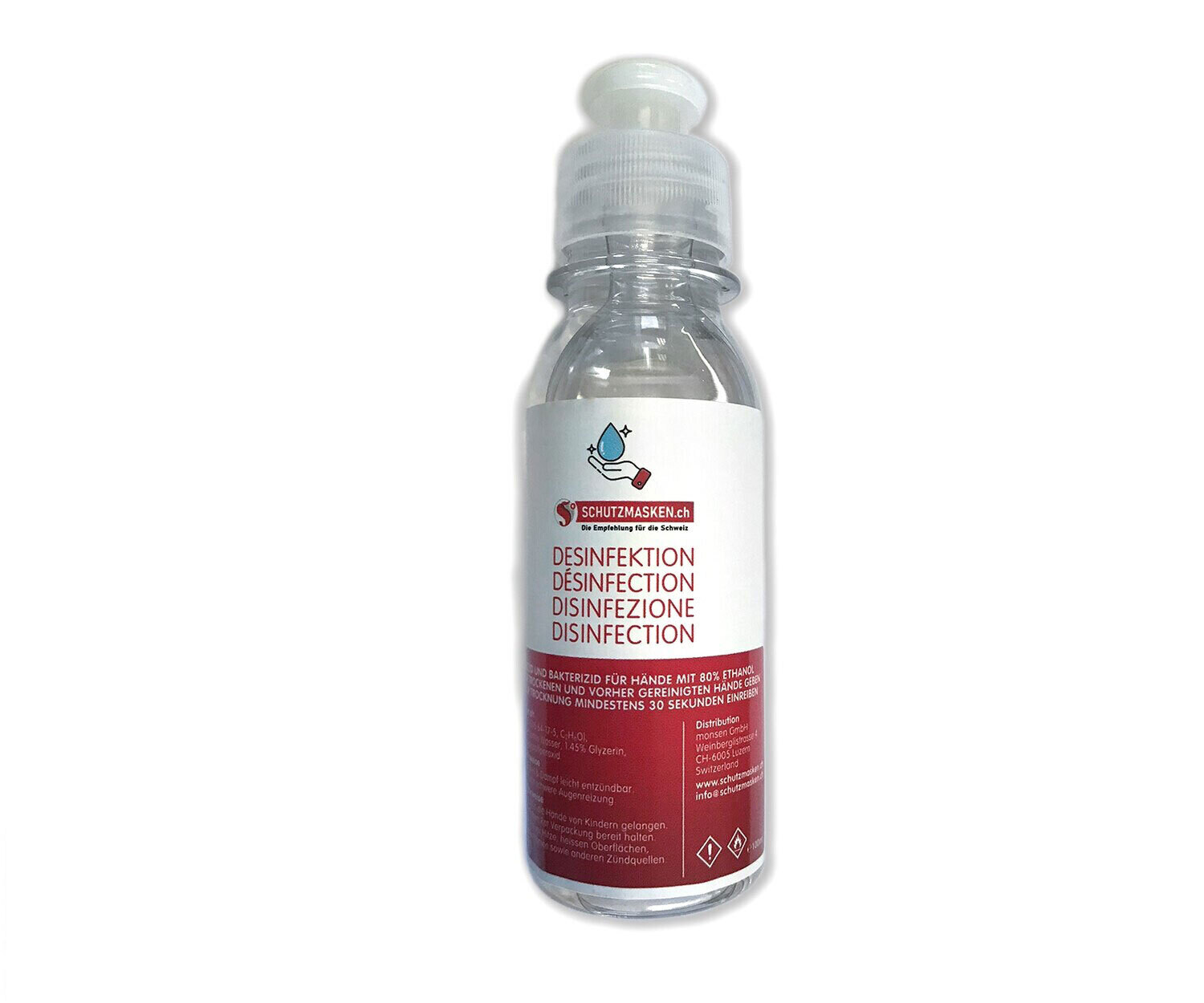 Hand disinfectant - CH product - 100ml