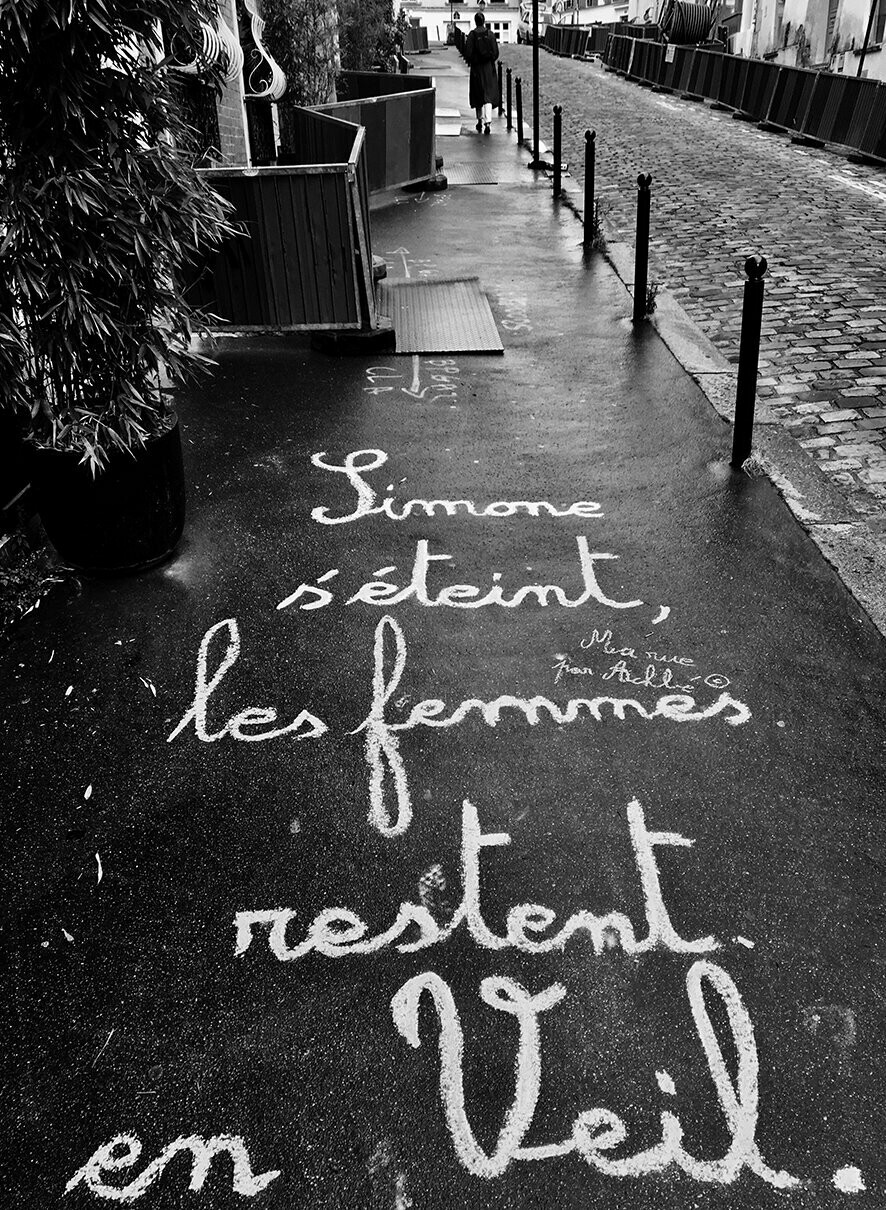 Simone s’éteint, les femmes restent en Veil - 60 X 80 cm limité à 10 exemplaires