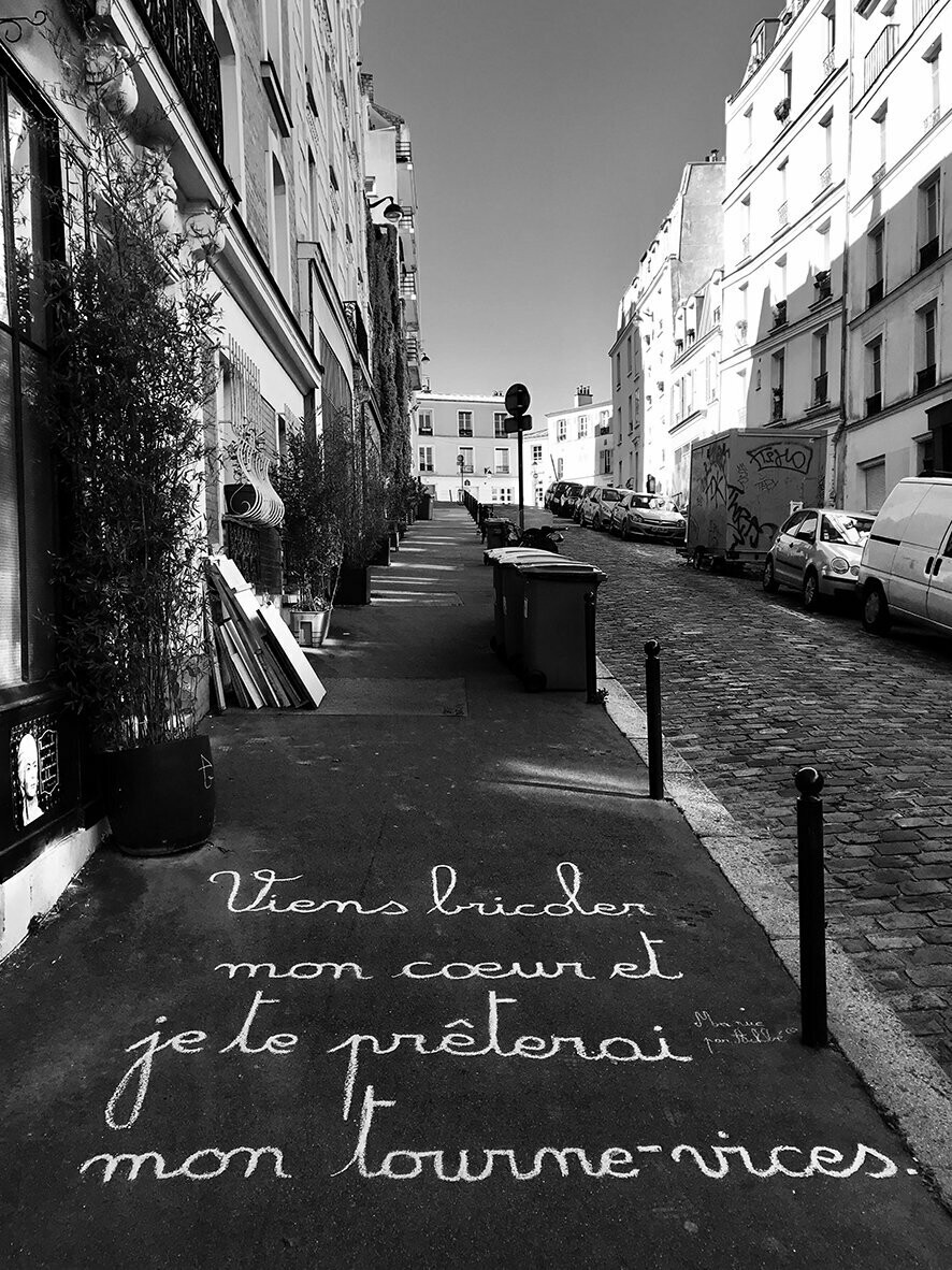 Viens bricoler mon cœur et je te prêterai mon tourne-vices - 90 X 120 cm limité à 1 exemplaire