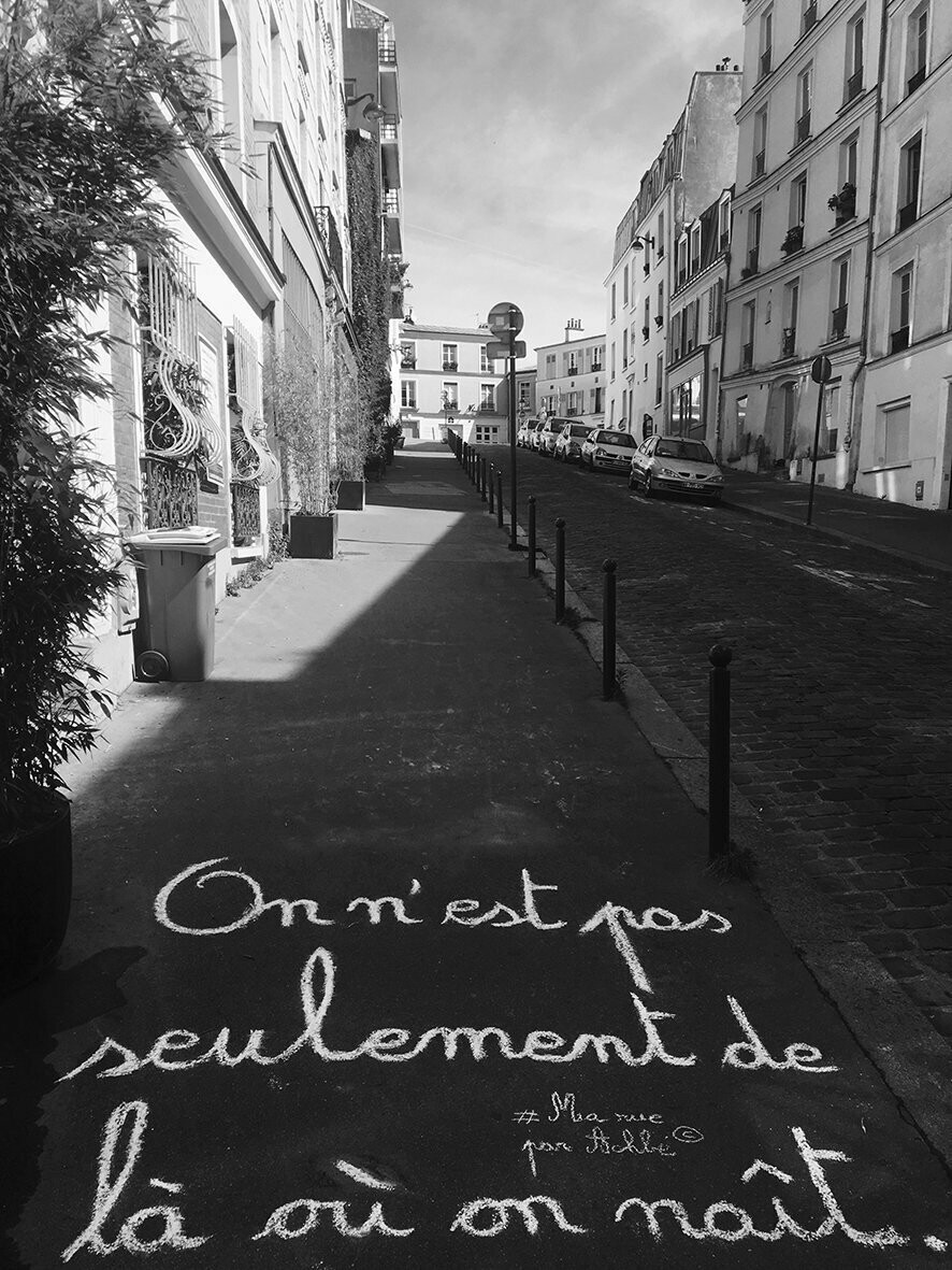 On n’est pas seulement de là où l’on naît - 90 X 120 cm limité à 1 exemplaire