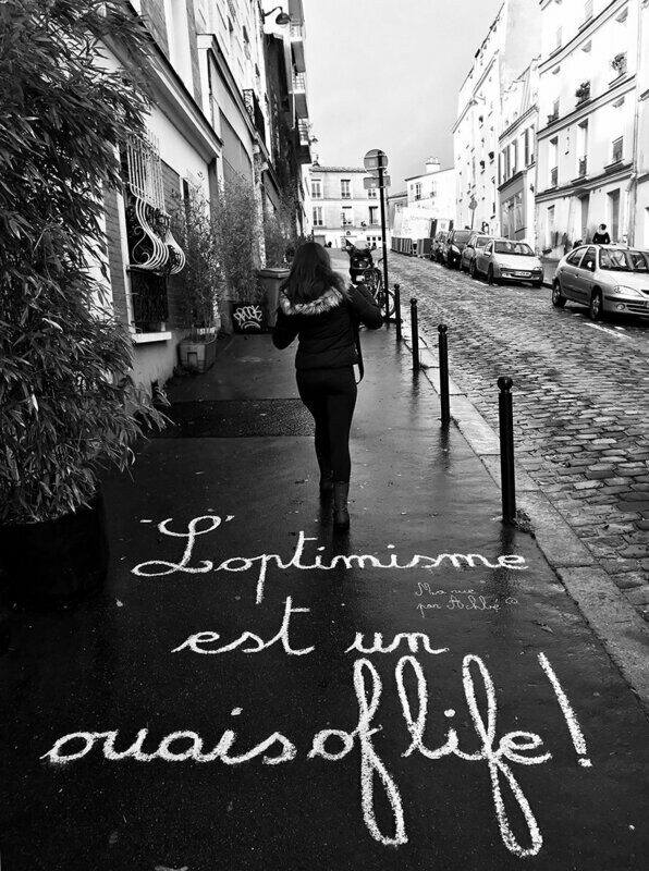 L'optimisme est un ouais of life ! - 28,5 X 38 cm limité à 2 exemplaires