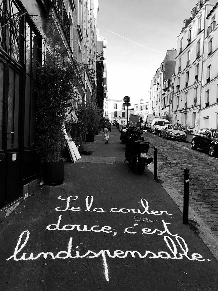 Se la couler douce, c'est lundispensable - - 90 X 120 cm limité à 1 exemplaire