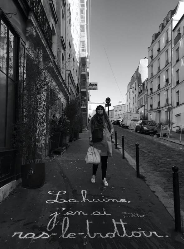 La haine, j'en ai ras-le-trottoir - 28,5 X 38 cm limité à 2 exemplaires