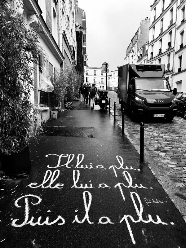 Il lui a plu, elle lui a plu. Puis il a plu - 28,5 X 38 cm limité à 2 exemplaires Il lui a plu, elle lui a plu. Puis il a plu - 28,5 X 38 cm limité à 2 exemplaires