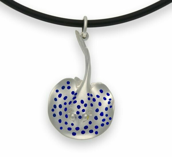 ​Blue-spotted Ray Pendant