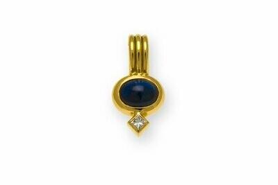 Pearl necklace clip, 18k gold (750)