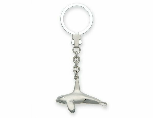 Llavero colgante Orca de plata Llavero colgante Orca de plata