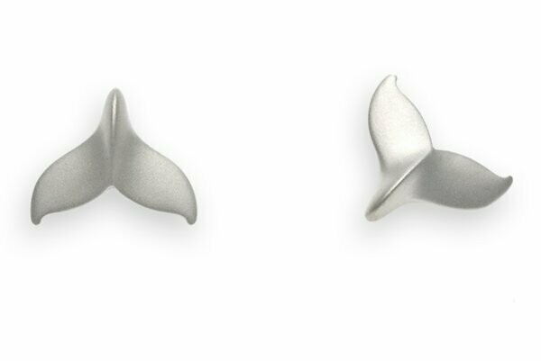 Whale Fluke Ear Studs