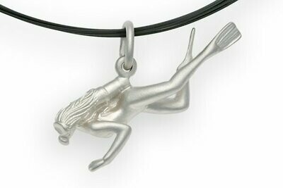 Taucherin Anhänger Taucherin Anhänger