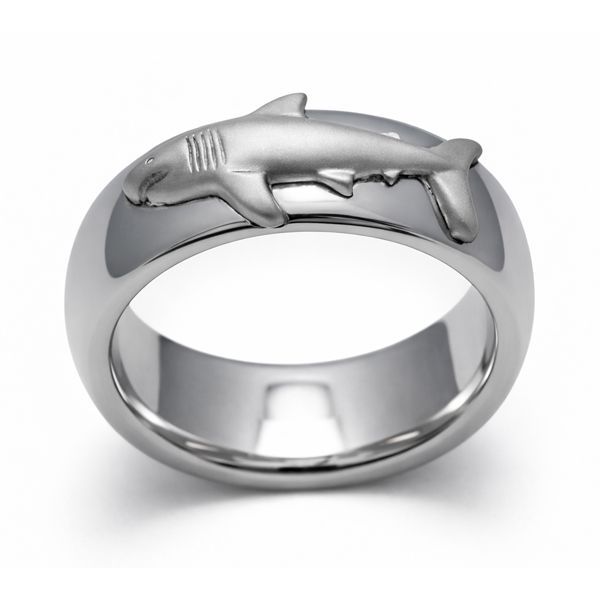Ring mit Weissem Hai Ring mit Weissem Hai