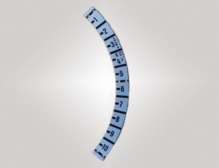 Metallschild &quot;Hydraulik_Skala&quot; ab Jg. 1956