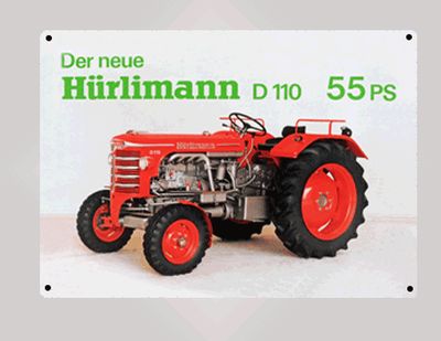 Blechschild D 110 / D 115
