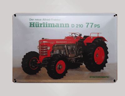 Blechschild D 210 Allrad  / D 310 Allrad