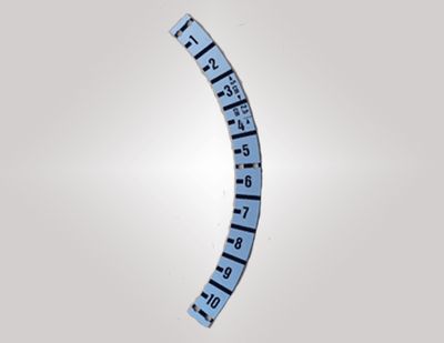 Metallschild "Hydraulik_Skala" ab Jg. 1956