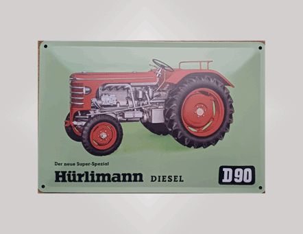 Blechschild D 90
