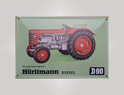 Blechschild D 90