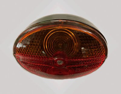 Anbauleuchten  auf Kotflügel  Gelb / Rot