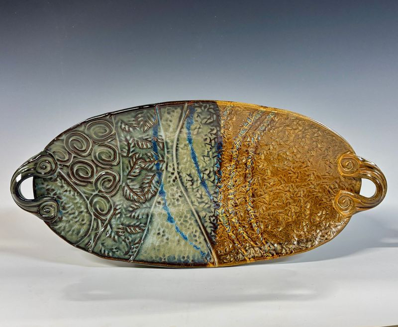 Serving Dish, Large Oblong - Forest Floor Serving Dish, Large Oblong - Forest Floor