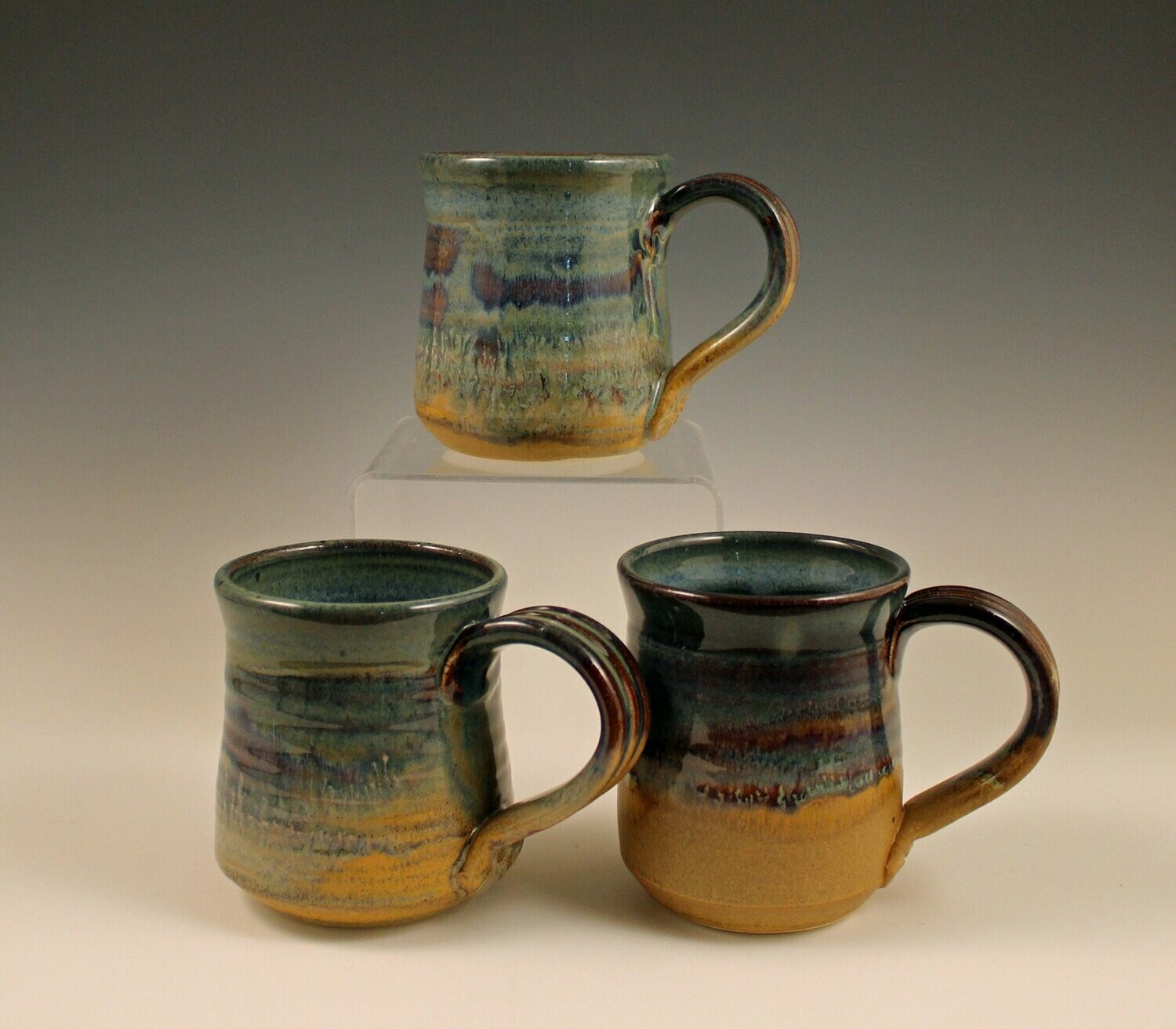 Mug -  Khaki/Floating Blue