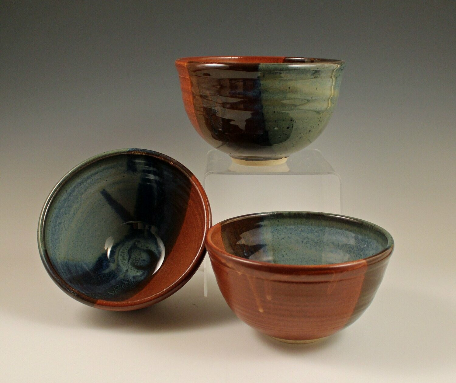 Bowl - Mini Mix/Serve - Nutmeg/Floating Blue