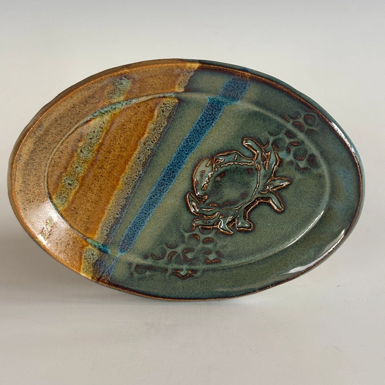 Serving Plate - Mini Oval, Crab