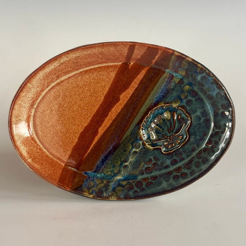 Serving Plate - Mini Oval, Scallop