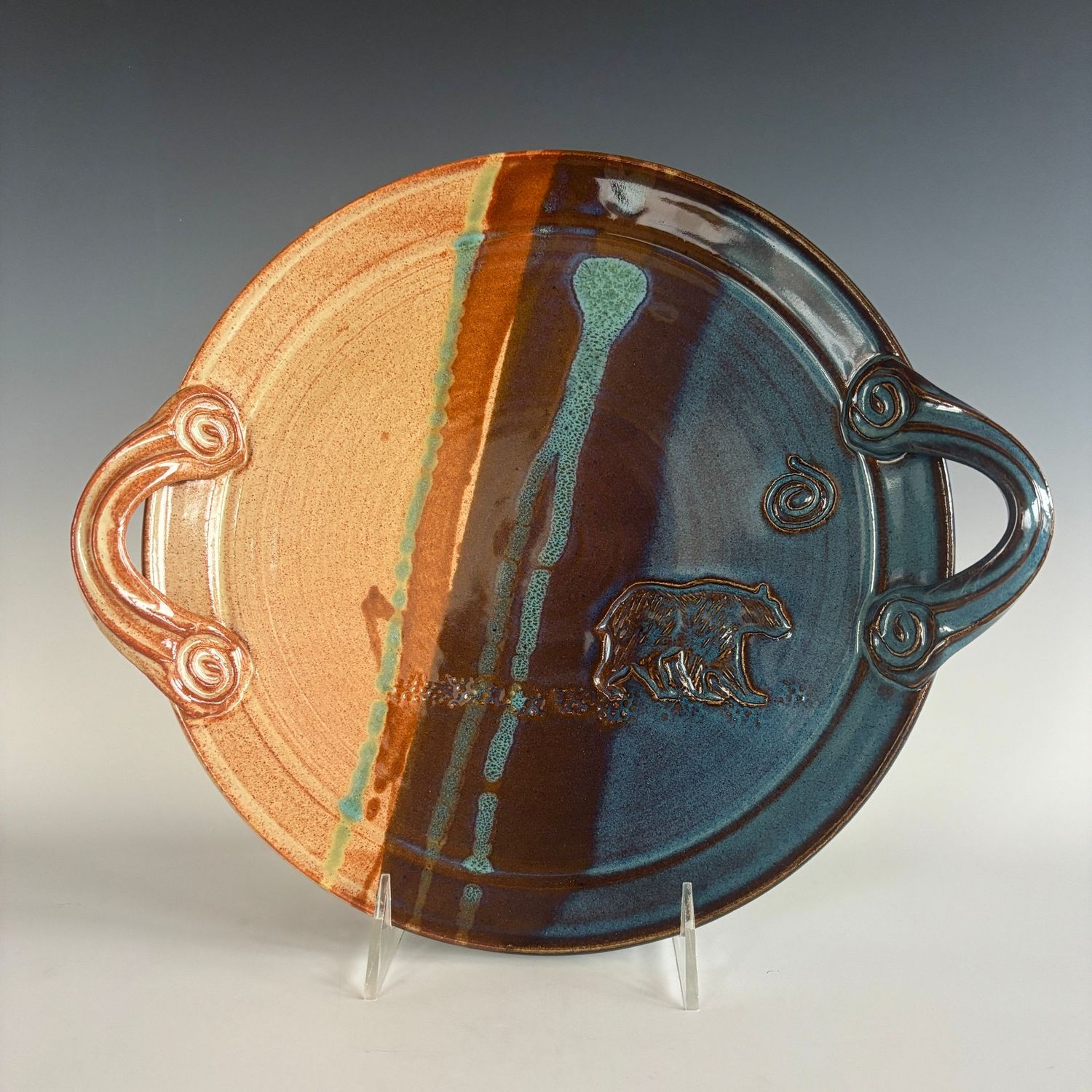 Serving Tray - Round, Bear