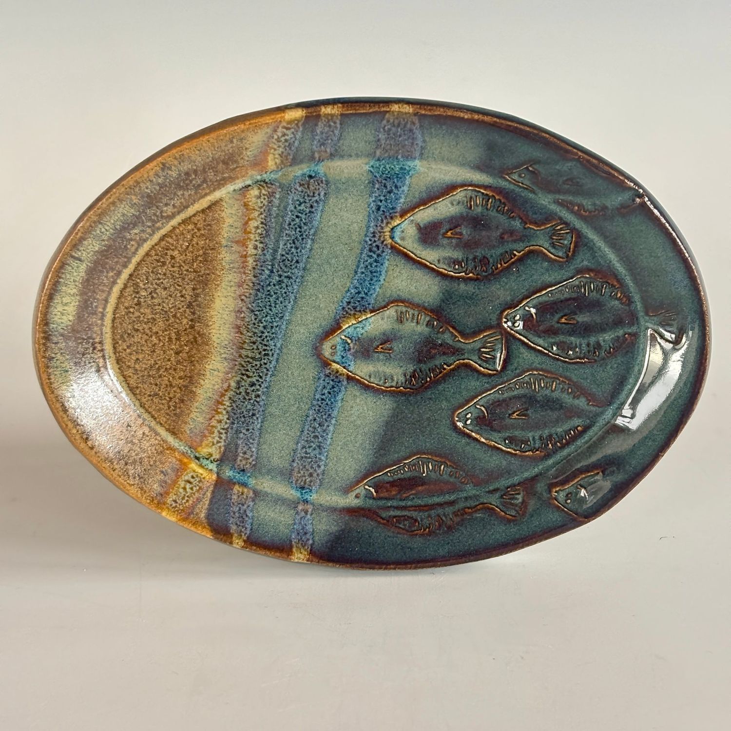 Serving Plate - Mini Oval, Flounder Party