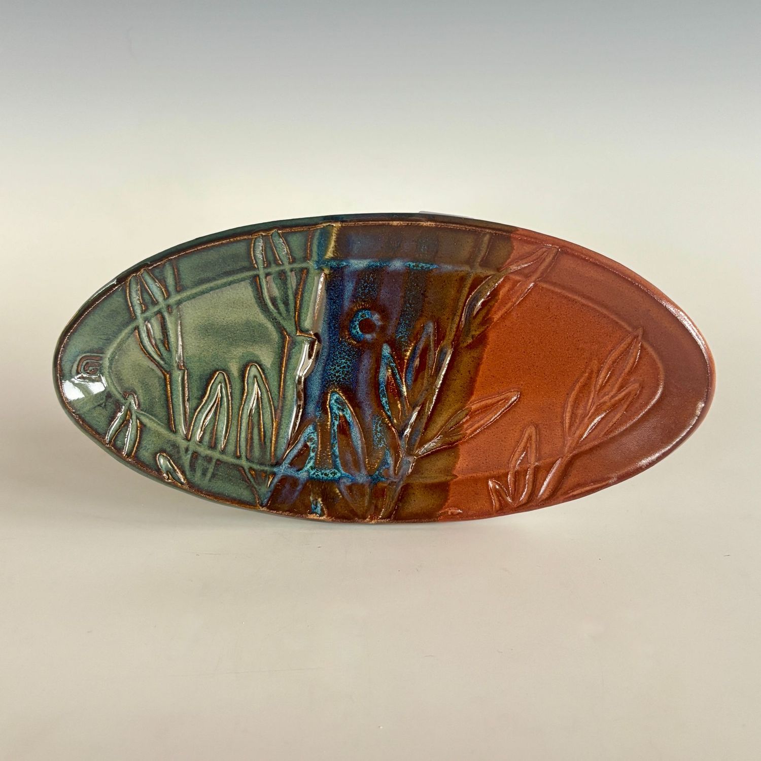 Serving Plate - Oval, Bamboo, Nutmeg