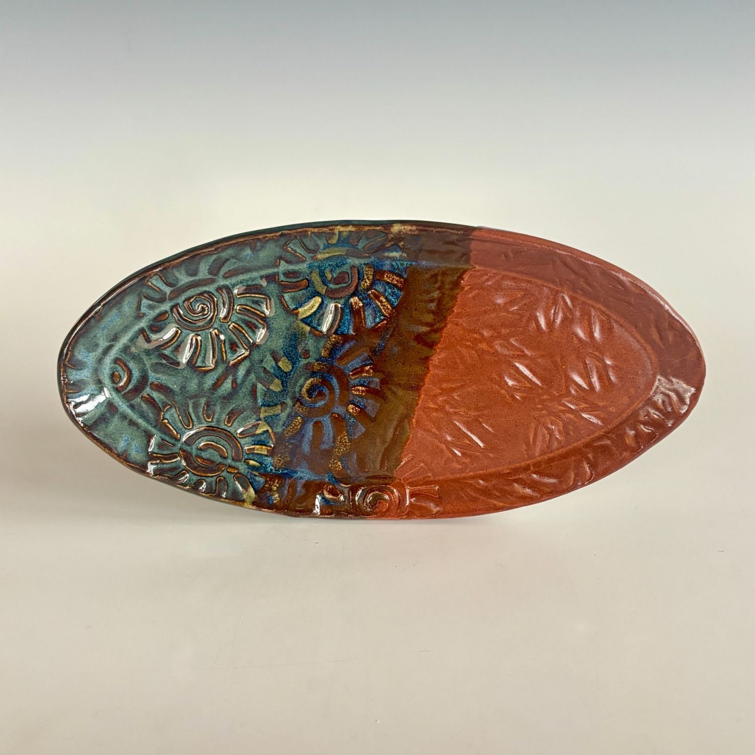 Serving Plate - Oval, Sunshine, Nutmeg
