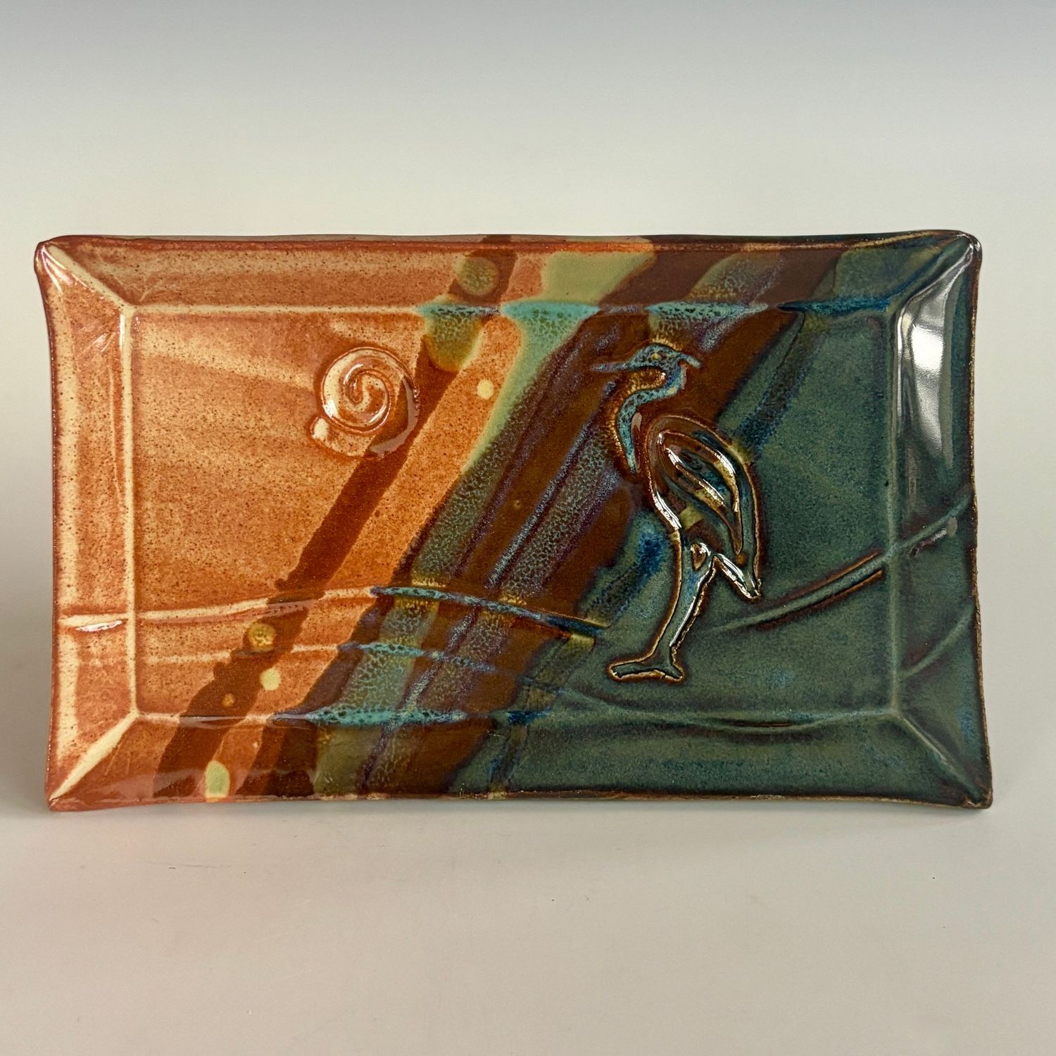 Serving Plate - Mini, Great Heron, SR Serving Plate - Mini, Great Heron, SR