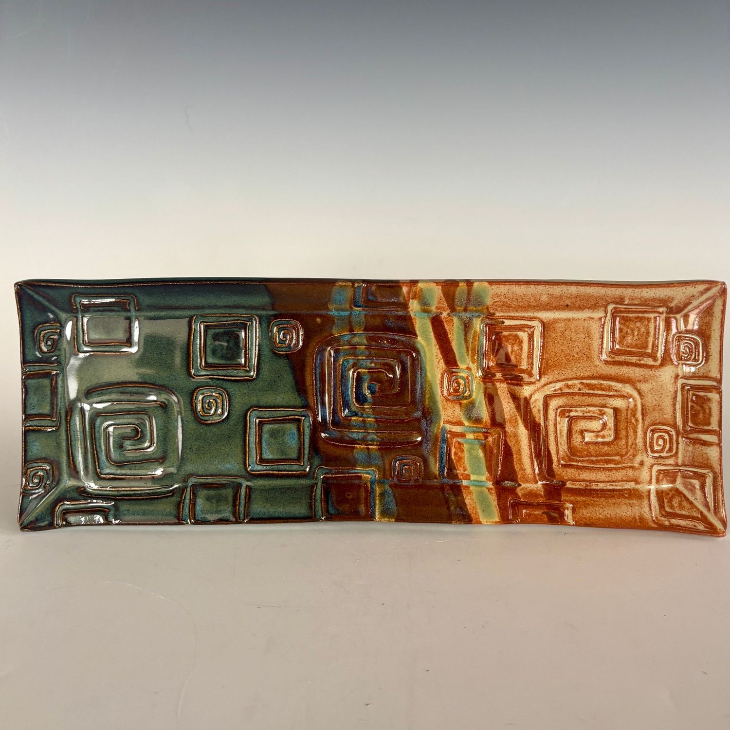 Sushi Plate - Squares, Stellar Rust