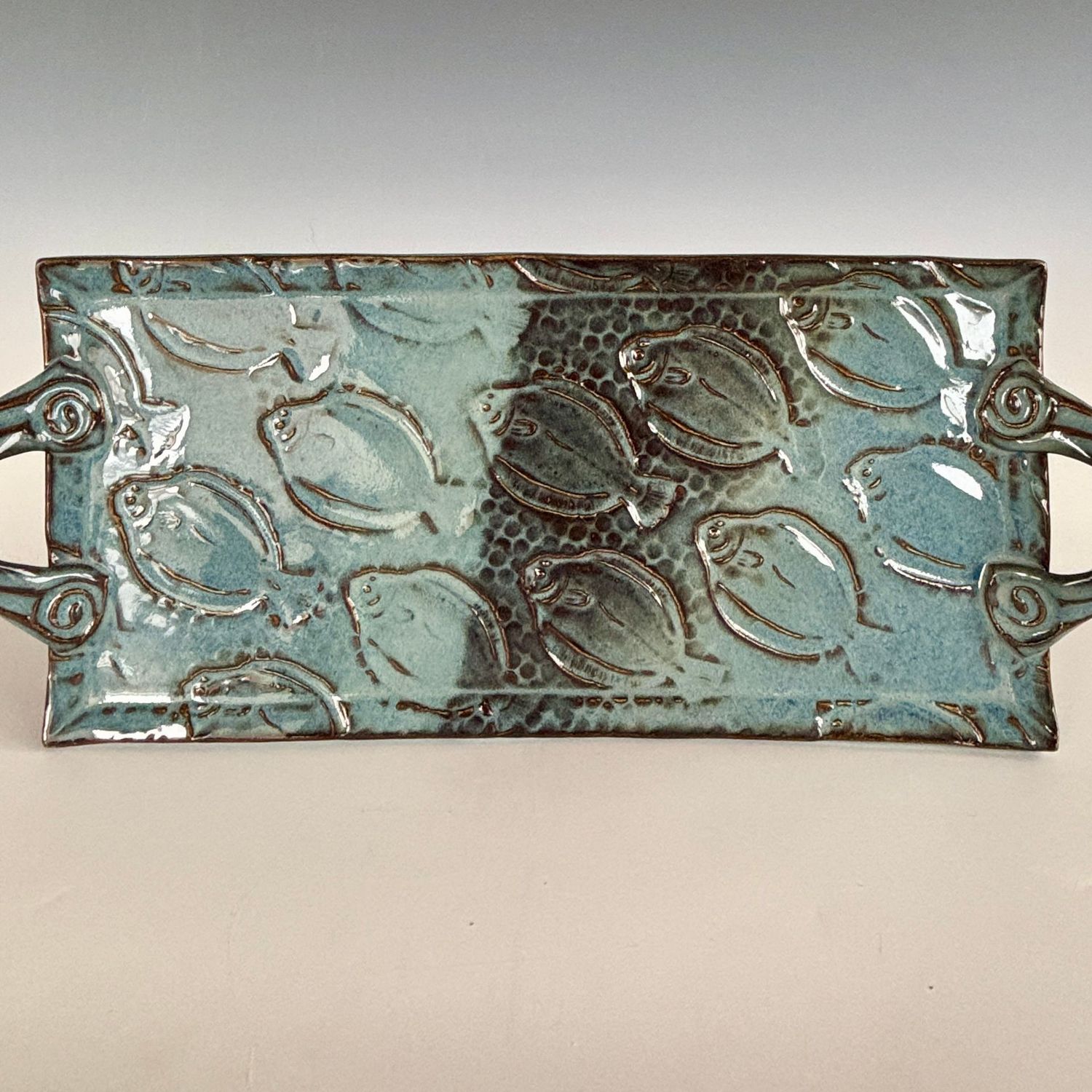 Serving Tray - Long, Halibut Party