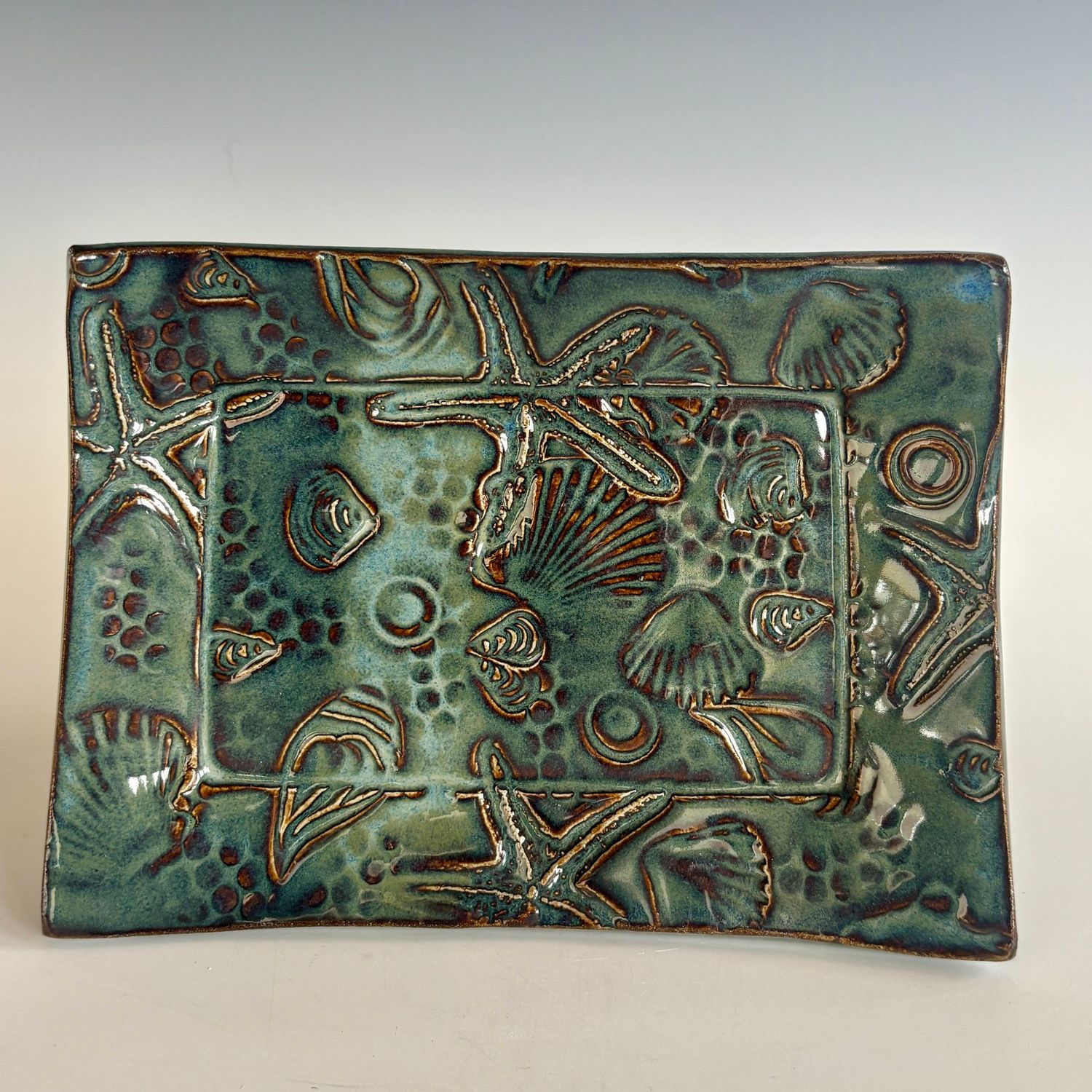 Serving Plate - Xsmall, Tide Pool, Blue Serving Plate - Xsmall, Tide Pool, Blue