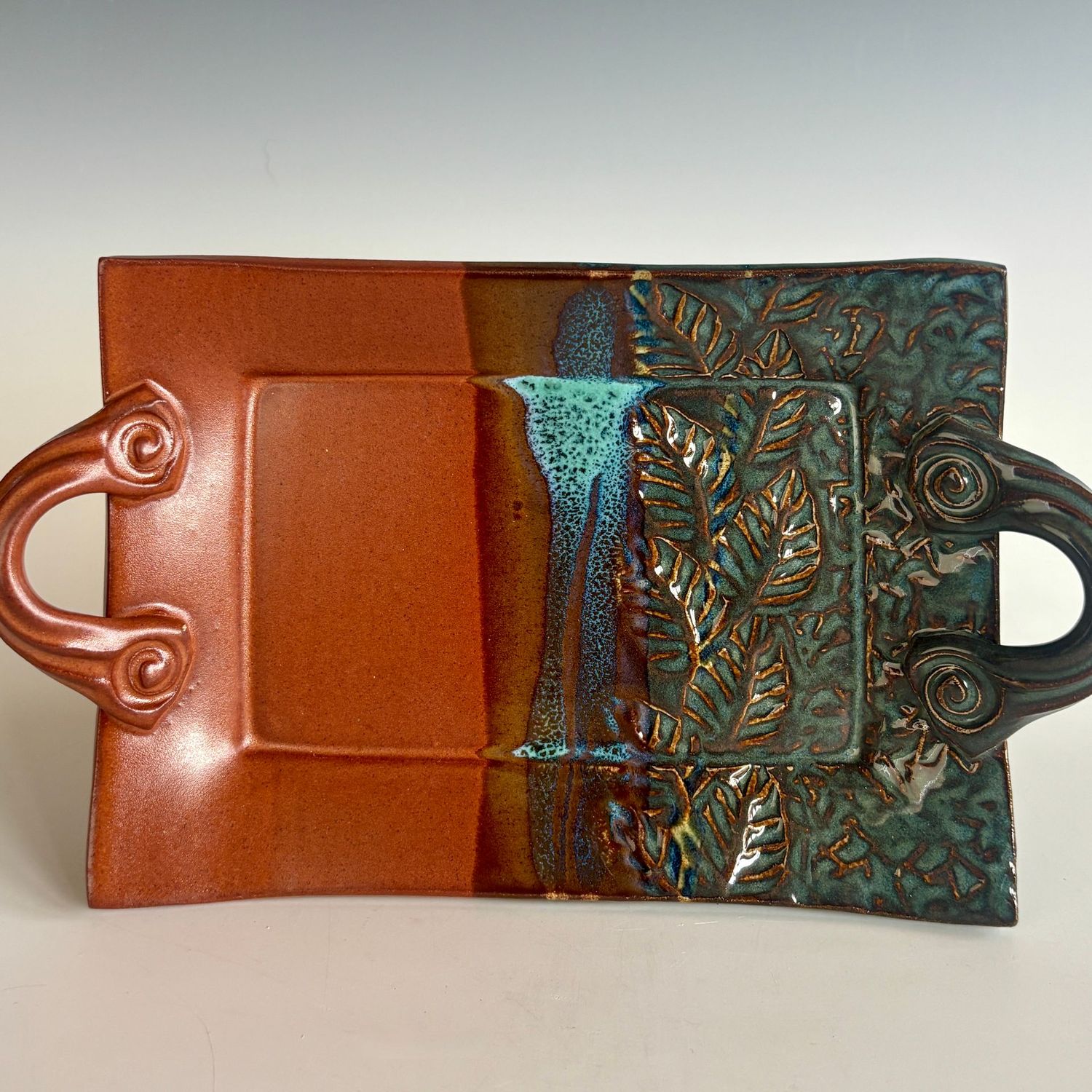 Serving Tray - Xsmall, Garden Leaves