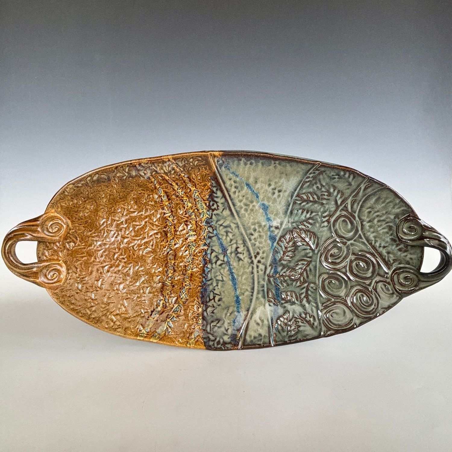 Serving Dish - Oblong Handled, In the Woods