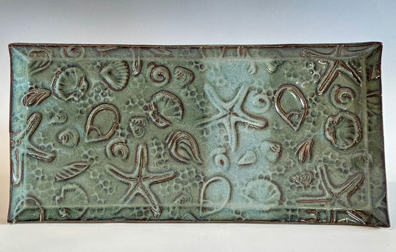 Serving Plate, Long, Tide Pool Serving Plate, Long, Tide Pool