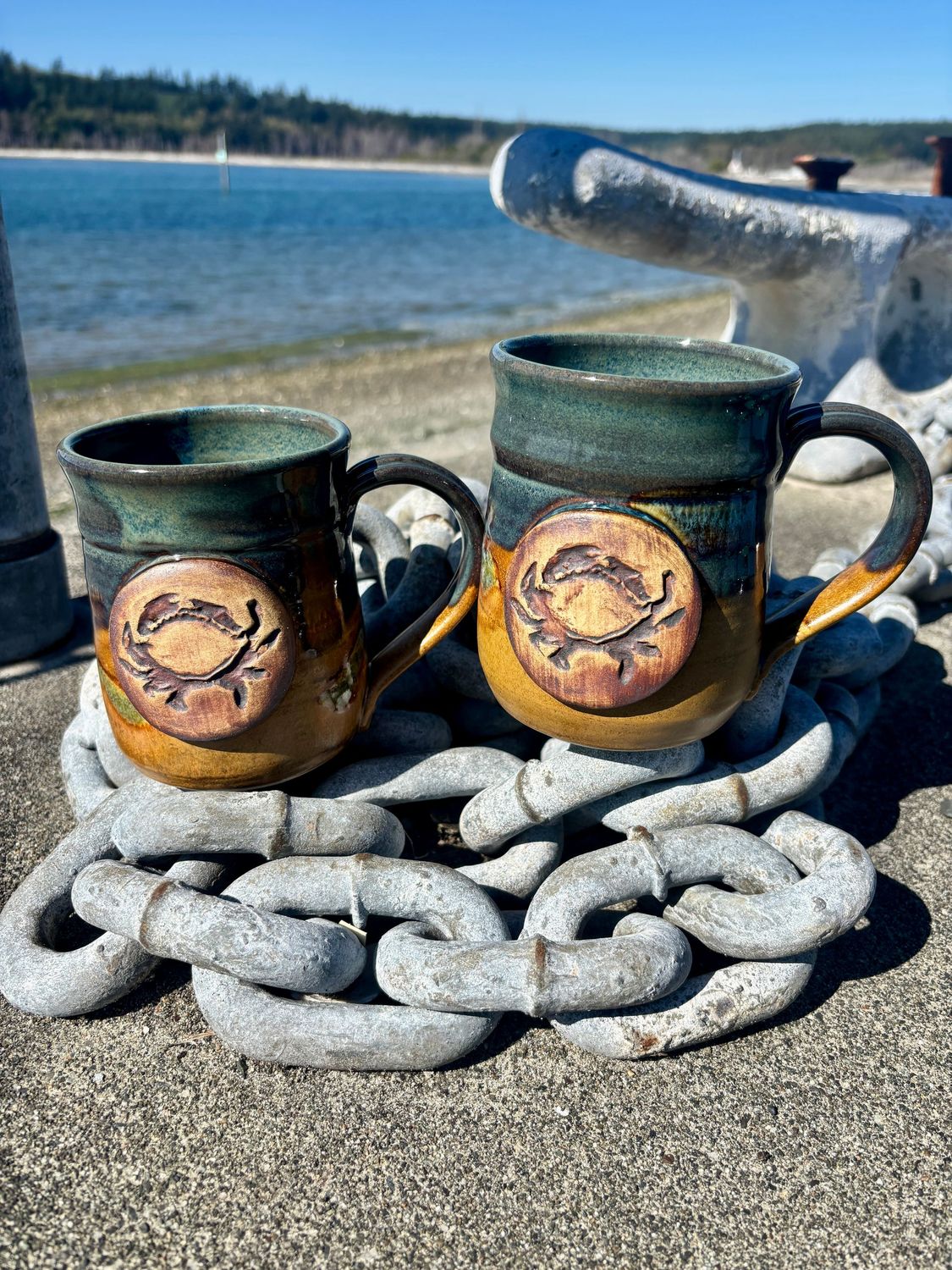 Mug - Crab, Khaki Mug - Crab, Khaki