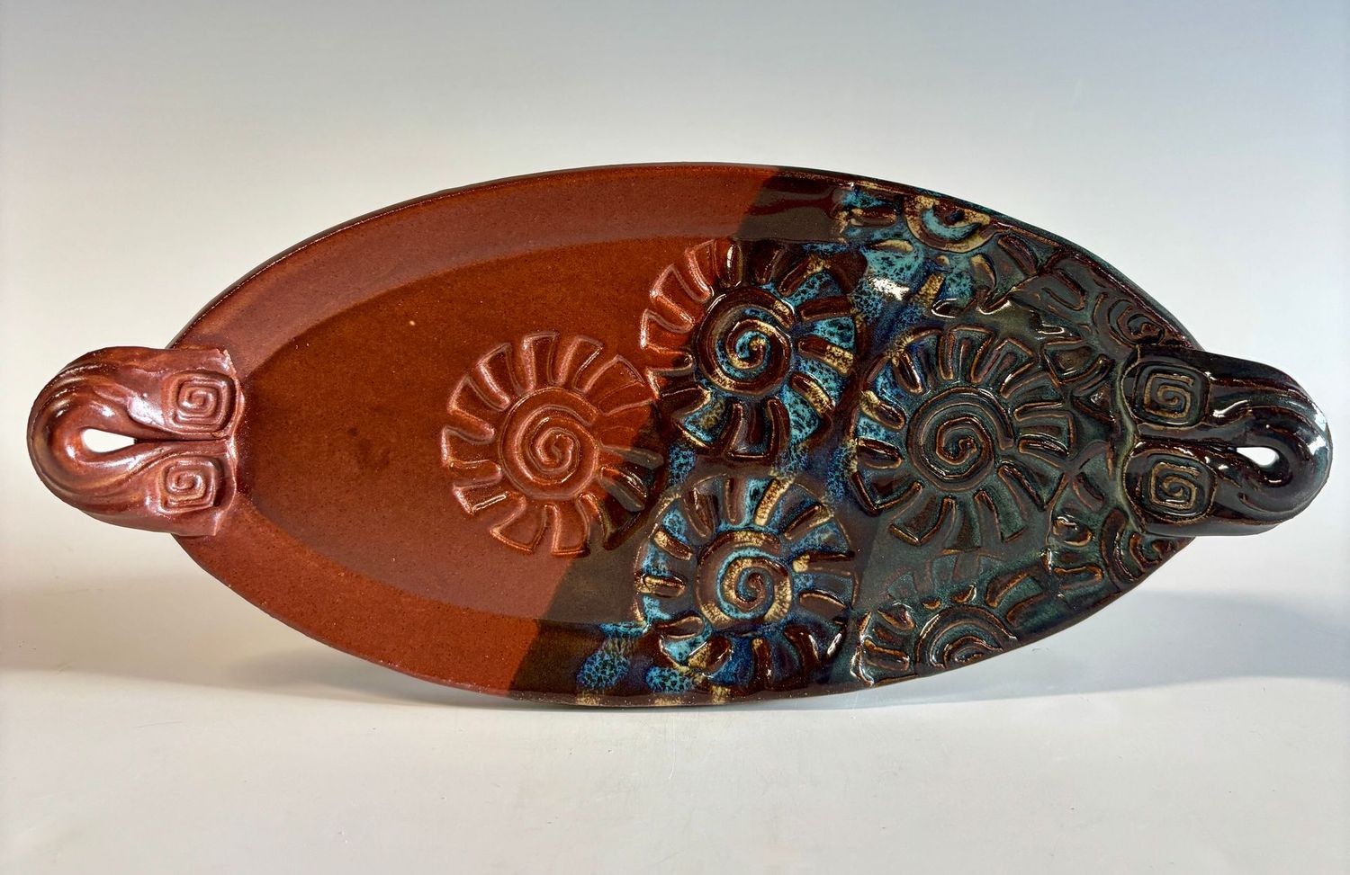 Tray - Oval, Nutmeg Sunshine Tray - Oval, Nutmeg Sunshine