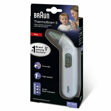 Braun ThermoScan® 3 Ohrfieberthermometer