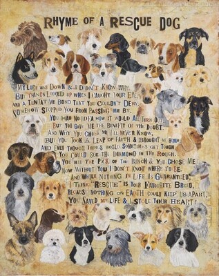 Debbie Kendall Rhyme of a Rescue Print Large