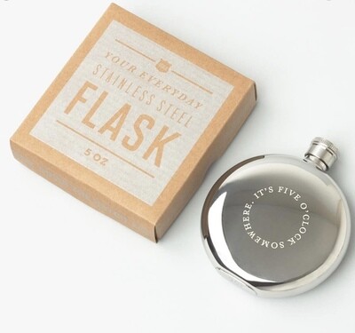 Izola 5oz Stainless Steel Hip Flask Izola 5oz Stainless Steel Hip Flask