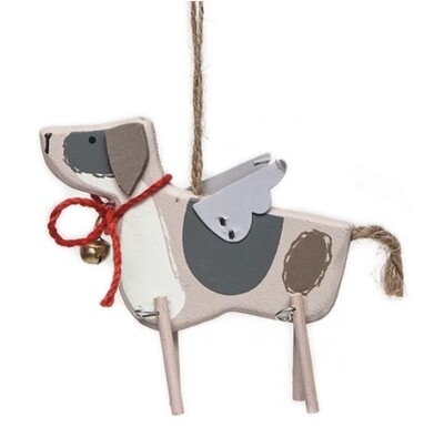Gisela Graham Dog Christmas Decoration Gisela Graham Dog Christmas Decoration