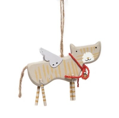 Gisela Graham Cat Christmas Decoration Gisela Graham Cat Christmas Decoration